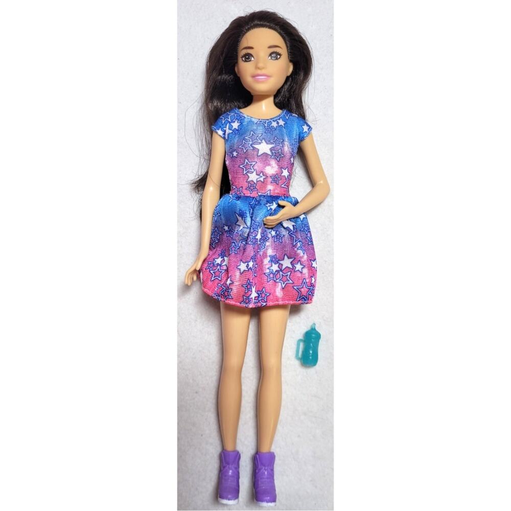 2018 Barbie Babysitters Skipper Doll FXG93 Brown Hair Brown Eyes w/ Accessories